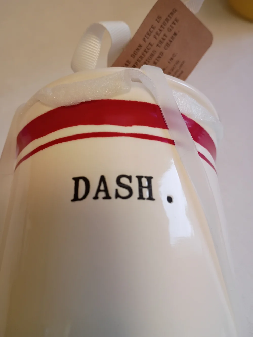 Rae Dunn Farmhouse Pinch & Dash Ceramic Spice Jars with Lids And Spoons